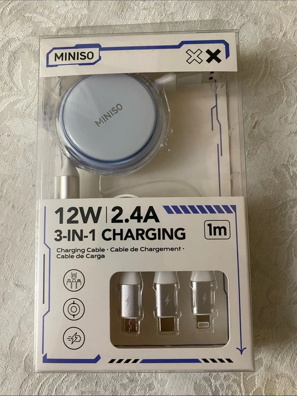 Charging cable 3 in 1